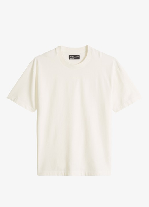 Marc O'Polo T-shirt met ronde hals - voorkant 2 gebroken wit