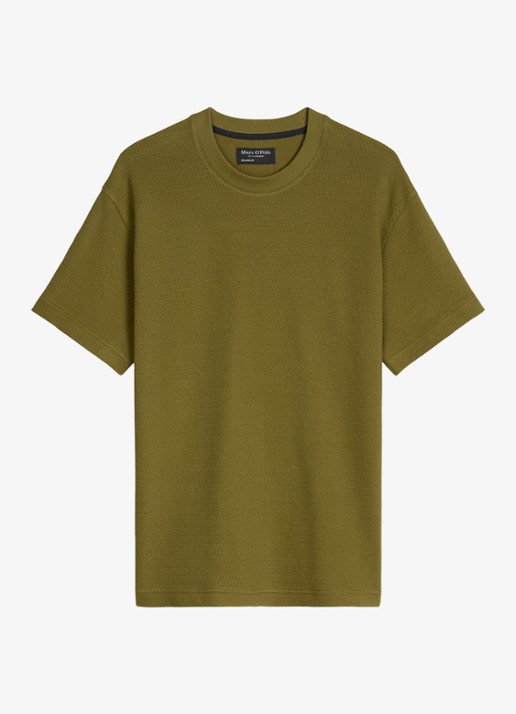 Marc O'Polo T-shirt met ronde hals - voorkant 2 fresh seaweed-2945 / groen
