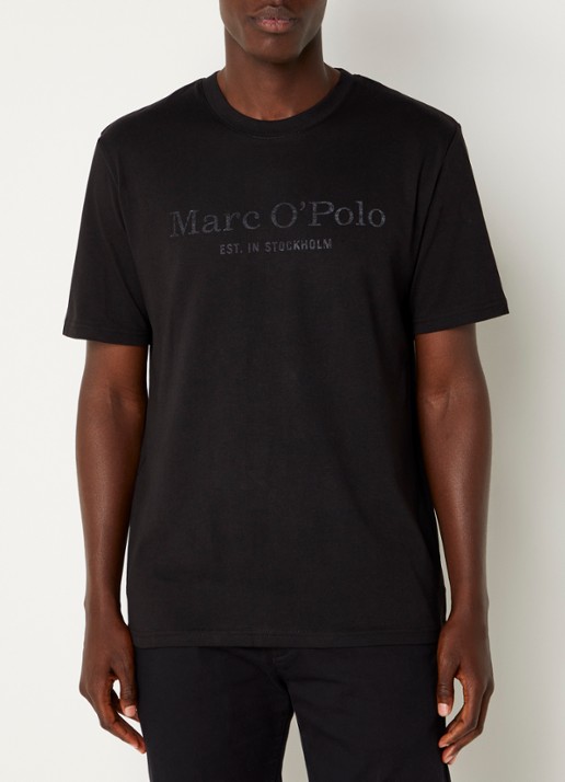 Marc O'Polo T-shirt van  katoen met logo