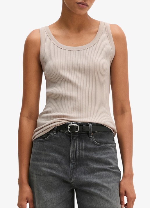 Marc O'Polo Tanktop met ribstructuur