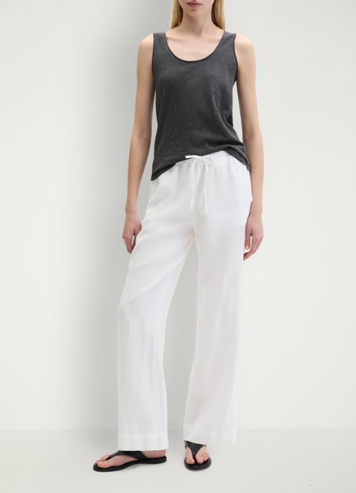 Marc O'Polo Tanktop met ronde hals - detail 5 oxide grey-0364 / grijs