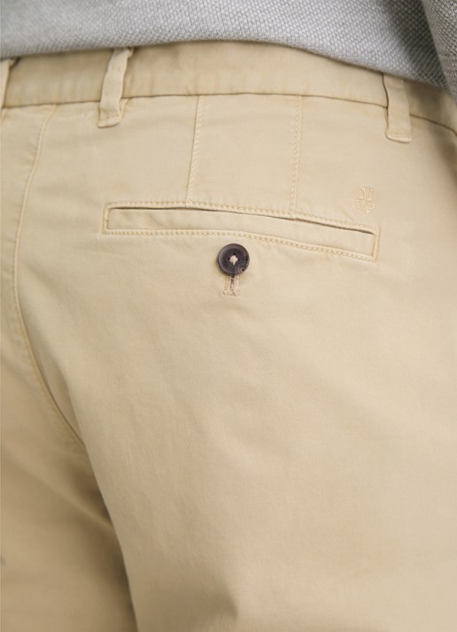 Marc O'Polo Tapered fit chino in katoenblend - detail 5 pure cashmere-2343 / beige