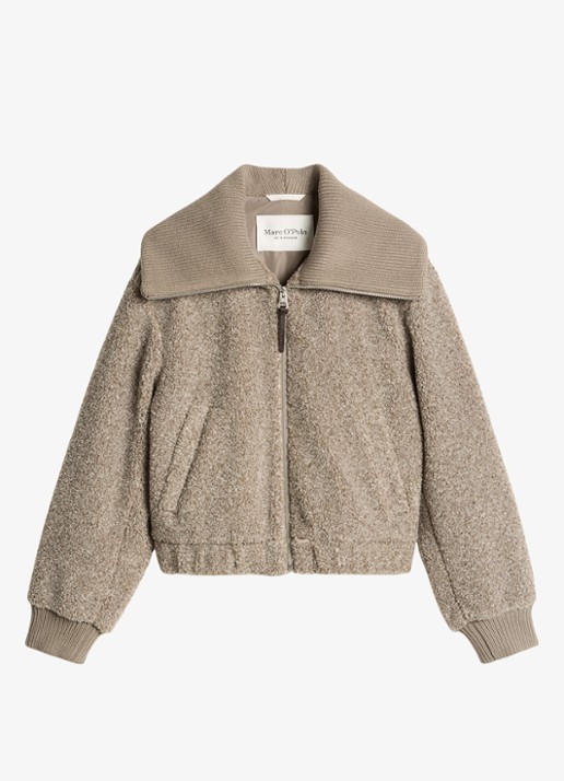 Marc O'Polo Teddy jas met logo