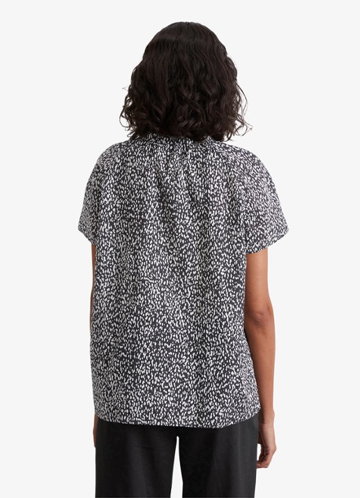 Marc O'Polo Tuniek met print - achterkant 2 zwart