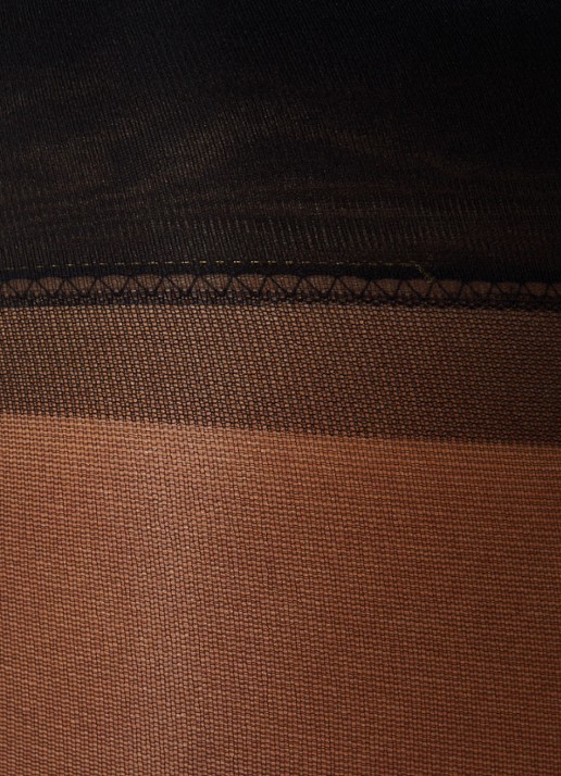 MarcMarcs Comfort panty in 20 denier  - detail 3 zwart