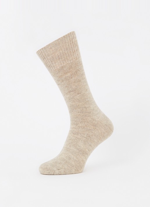 MarcMarcs Ellen sokken in wolblend - detail beige