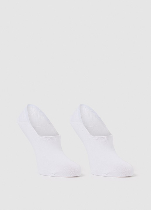 MarcMarcs Invinsible sneakersokken in 2-pack - voorkant 2 wit