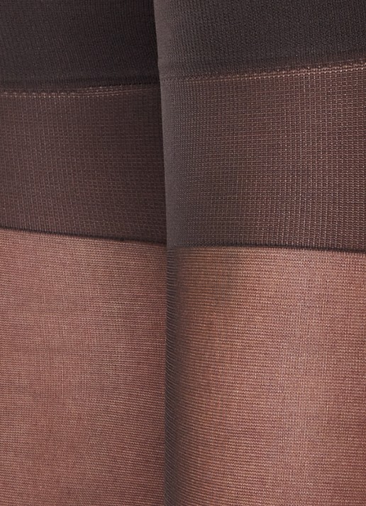 MarcMarcs Kniekousen in 40 denier - detail antraciet