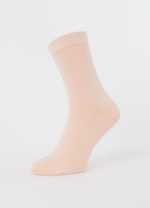MarcMarcs Moscow sneakersokken met glitter in 2-pack - detail 3 zalmroze