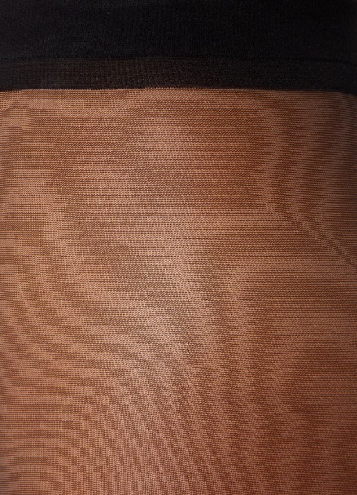 MarcMarcs Panty in 30 denier met siernaad - detail 4 zwart