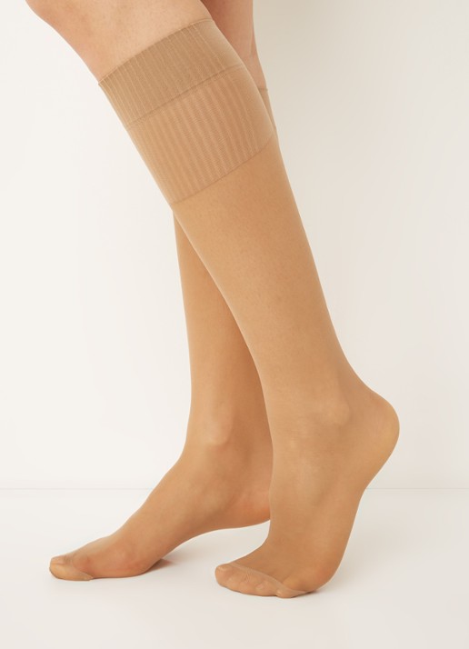 MarcMarcs Pantysokken in 20 denier - voorkant 3 beige
