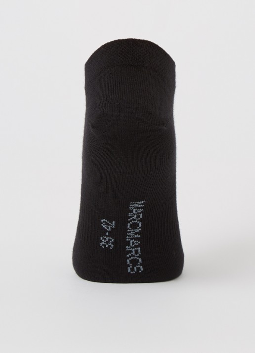 MarcMarcs Sneakersokken in 2-pack - voorkant 3 zwart