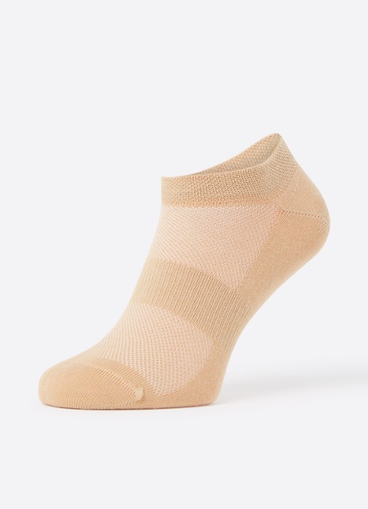 MarcMarcs Sneakersokken in 2-pack - detail camel