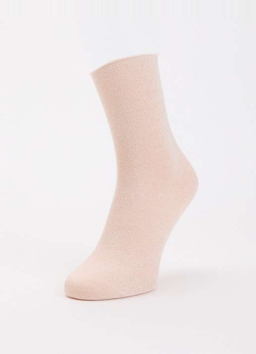 MarcMarcs Sokken met glitter in 2-pack - detail 3 creme