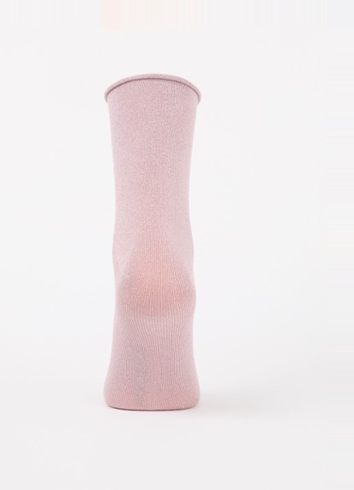 MarcMarcs Sokken met lurex in 2-pack - voorkant 2 oudroze