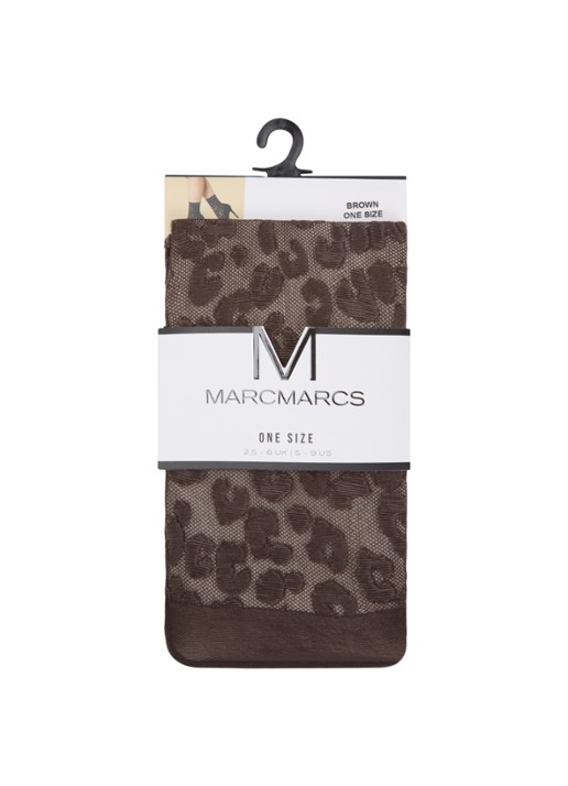 MarcMarcs Tulle pantysokken met panterprint en glitter
