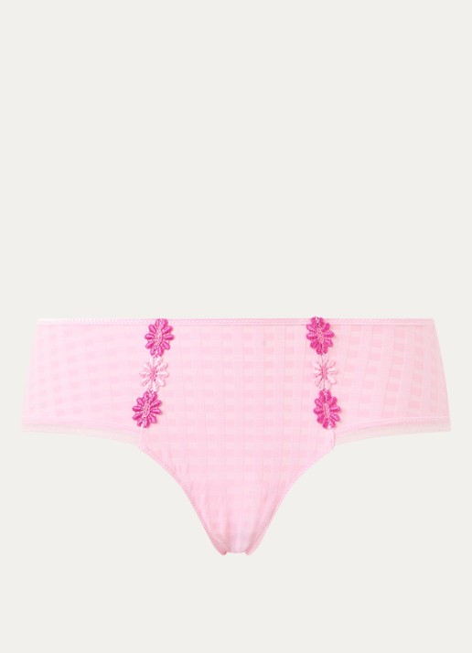 Marie Jo  Avero hipster met ruitdessin en glansdraad - voorkant 4 roze