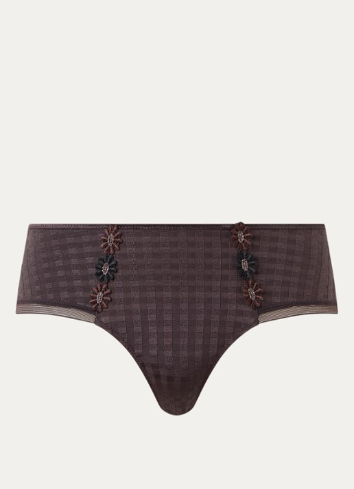 Marie Jo Avero hotpants - voorkant donkerbruin