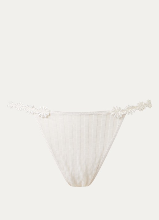 Marie Jo Avero mini string - voorkant 2 gebroken wit