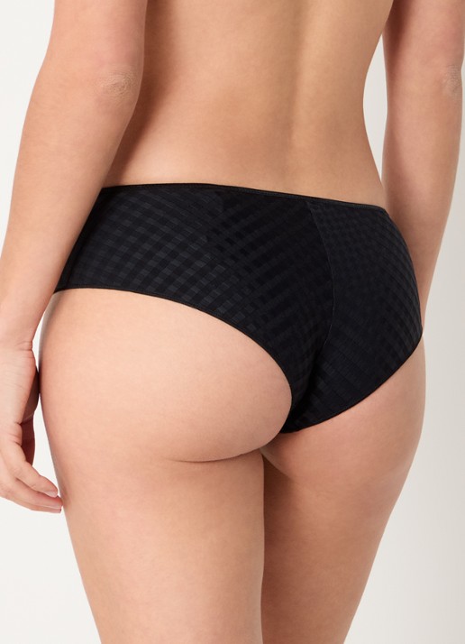 Marie Jo Avero shorty met ruitdessin - achterkant 2 zwart