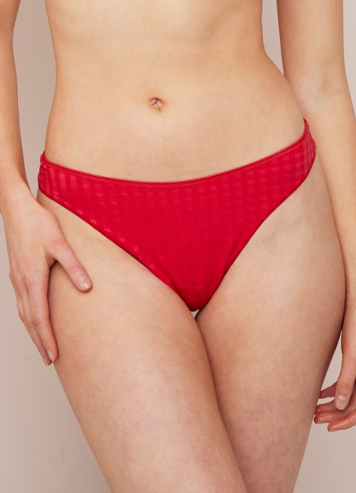 Marie Jo Avero string met ingeweven structuur - detail 8 rood