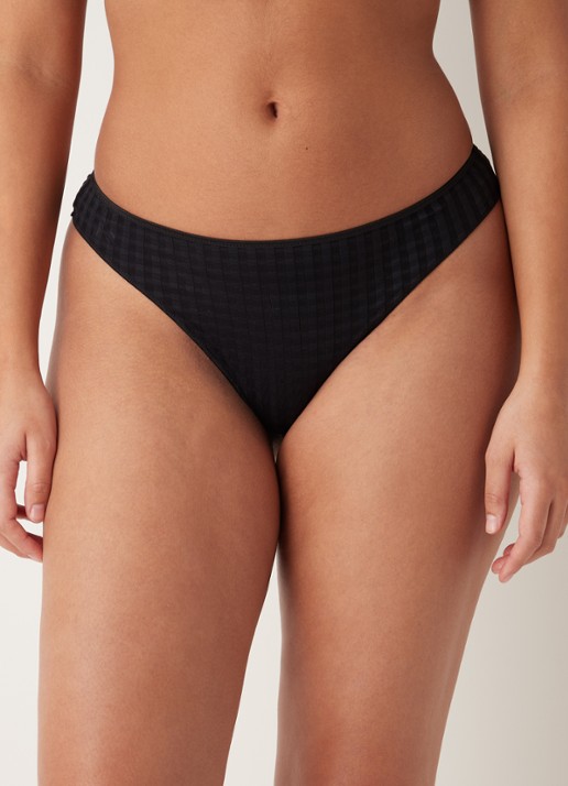 Marie Jo Avero string met ruitdessin - detail 5 zwart