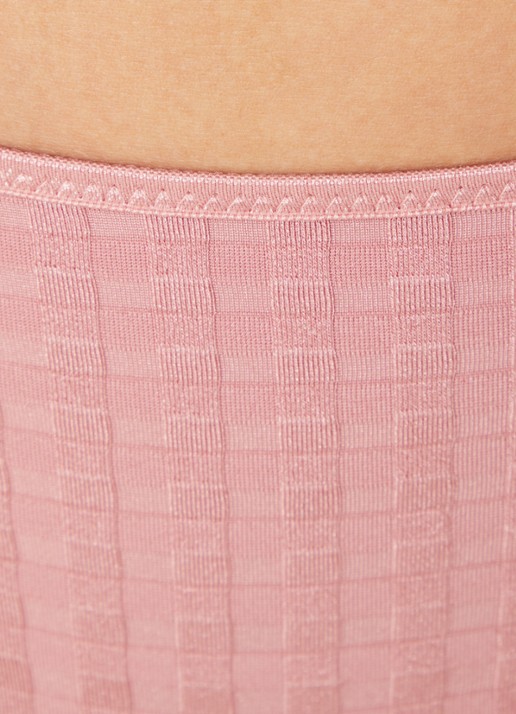 Marie Jo Avero string met ruitdessin - detail 4 oudroze