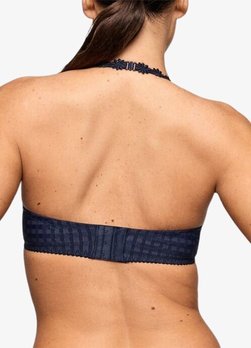 Marie Jo Avero voorgevormde beugel bh met bloemborduring - detail 4 donkerblauw