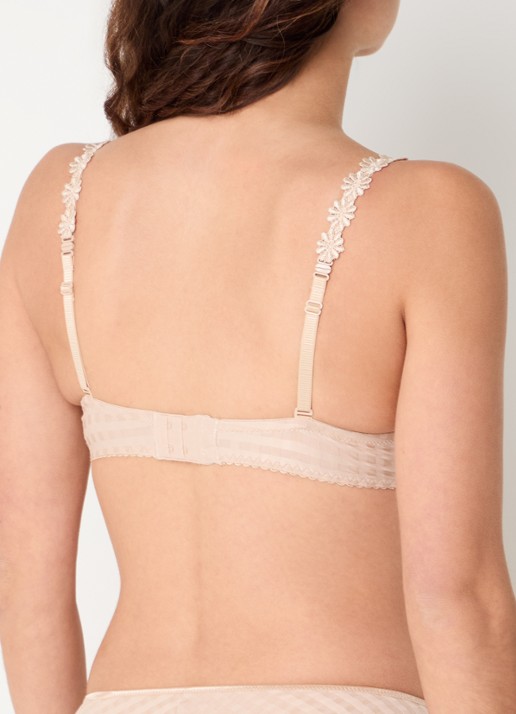 Marie Jo Avero voorgevormde beugel bh met ruitdessin - achterkant beige