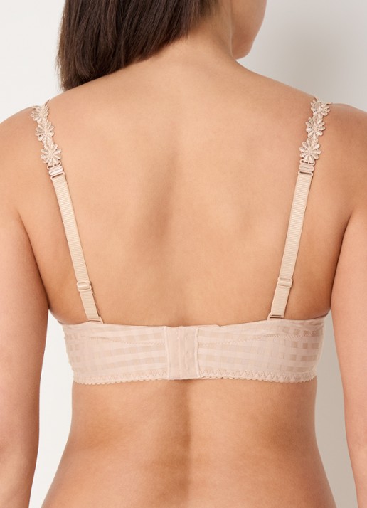 Marie Jo Avero voorgevormde bh met kantborduring - achterkant 6 beige