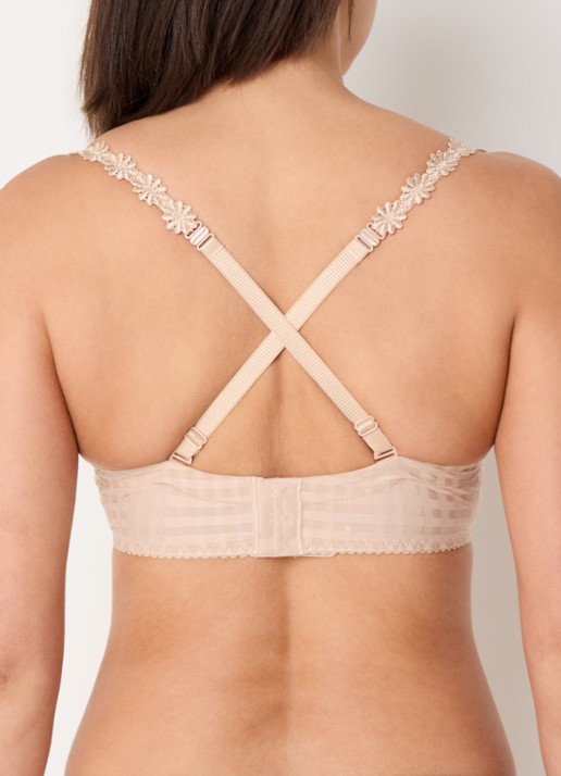 Marie Jo Avero voorgevormde bh met kantborduring - detail 2 beige