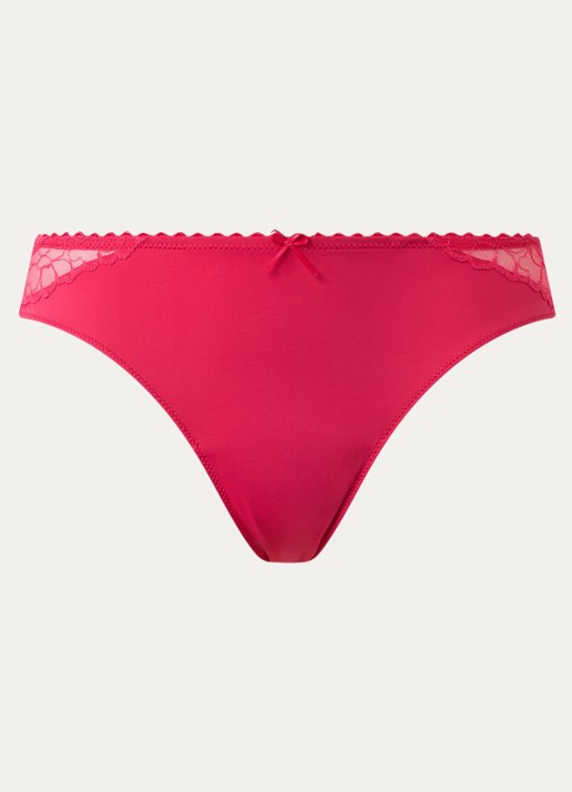 Marie Jo Azelie slip met kant - voorkant 2 koraalrood
