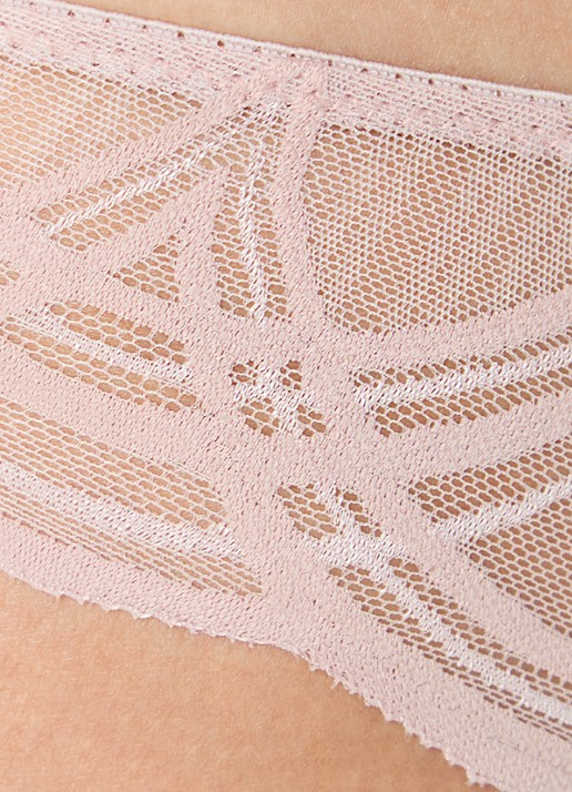 Marie Jo Cathia slip met kant - detail 4 oudroze