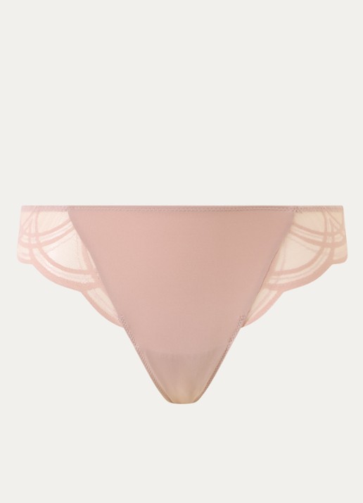 Marie Jo Cathia slip met kant - voorkant oudroze