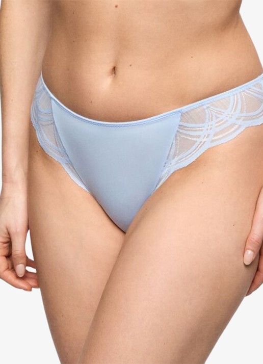 Marie Jo Cathia slip met kant - detail 2 lichtblauw