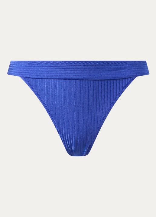 Marie Jo Emly bikinislip met ribstructuur - voorkant 4 kobaltblauw