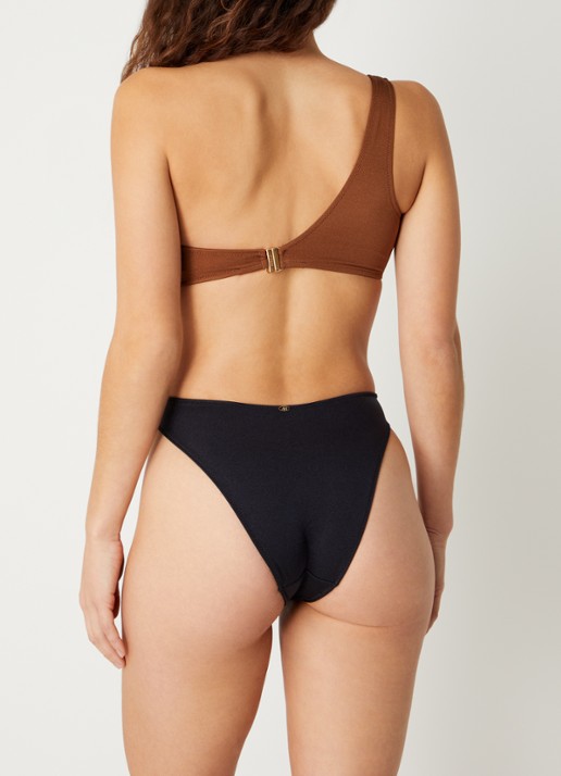 Marie Jo Hello Sunset badpak cut-out detail - achterkant hazelnootbruin