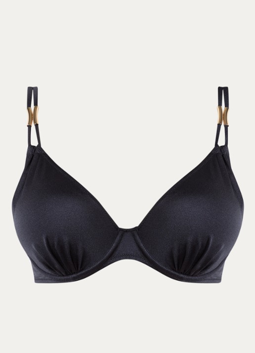 Marie Jo Hello Sunset push-up bikini met beugel - voorkant zwart