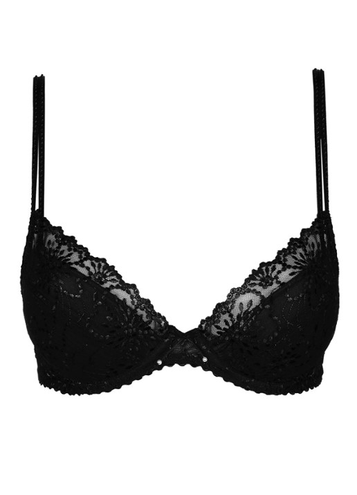 Marie Jo Jane push-up bh met uitneembare vulling - voorkant 2 zwart