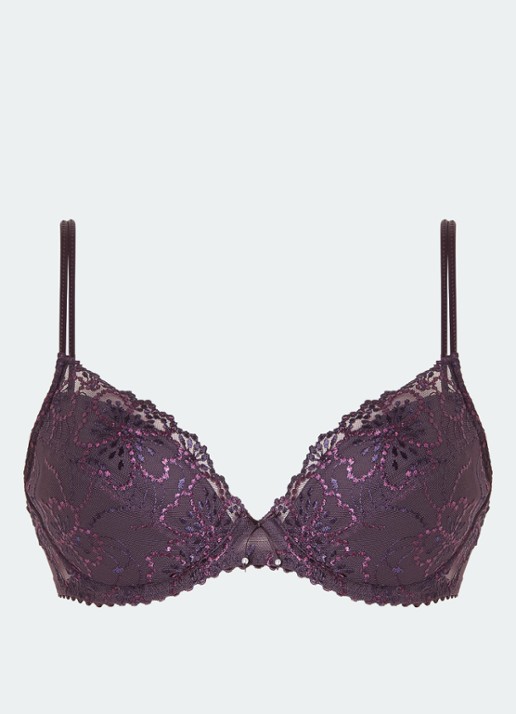 Marie Jo Jane push-up bh met uitneembare vulling - voorkant paars