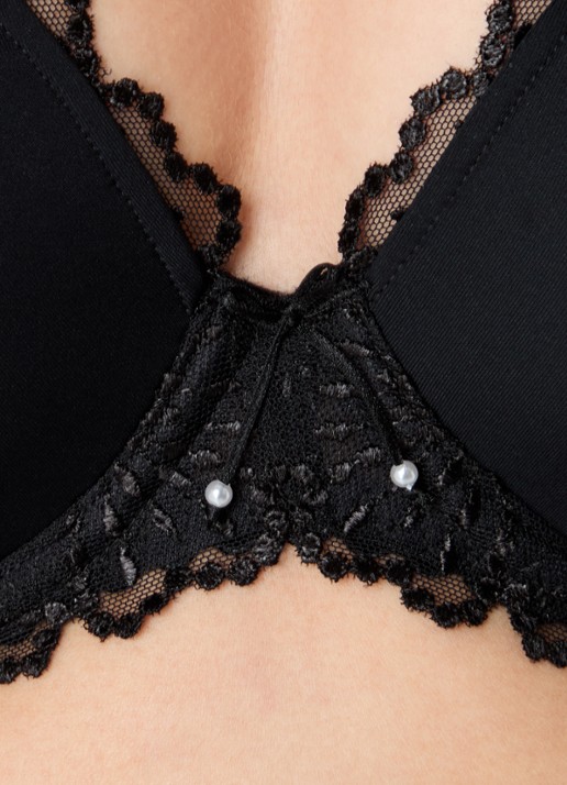 Marie Jo Jane voorgevormde bh met kralendecoratie - detail 6 zwart
