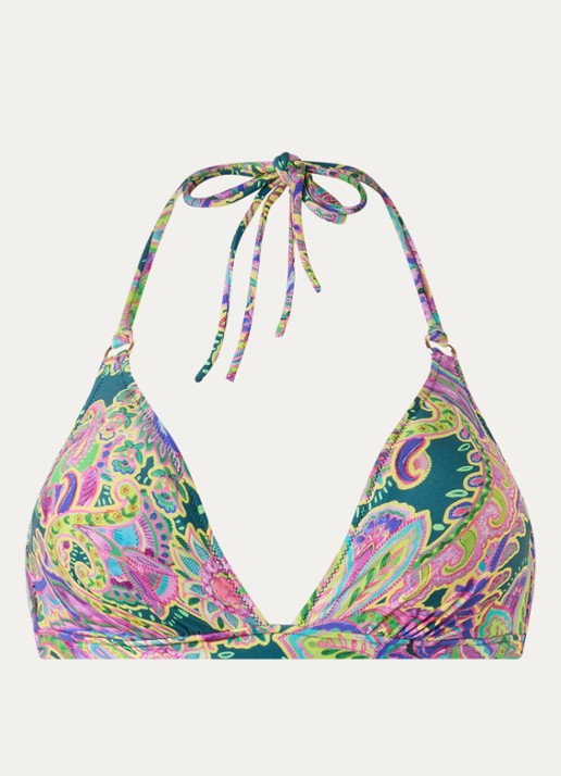 Marie Jo Jolise voorgevormde triangel bikinitop met paisley dessin
