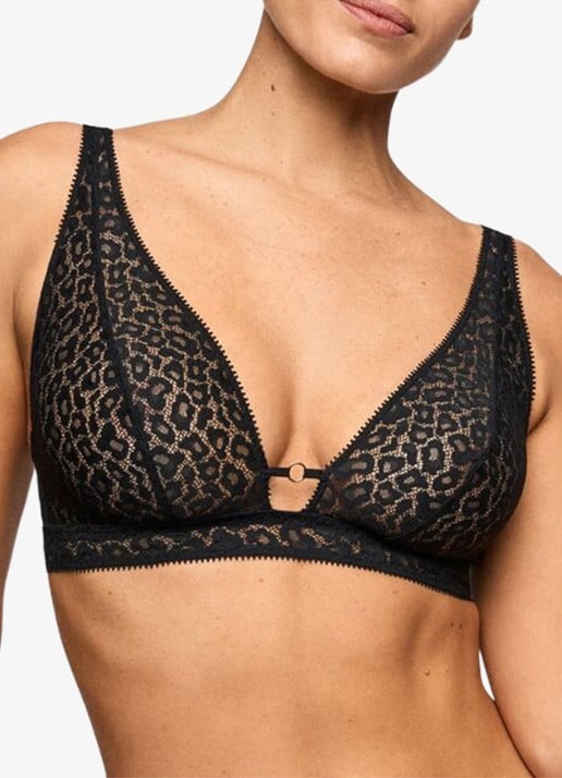 Marie Jo Juliane bralette met panterprint
