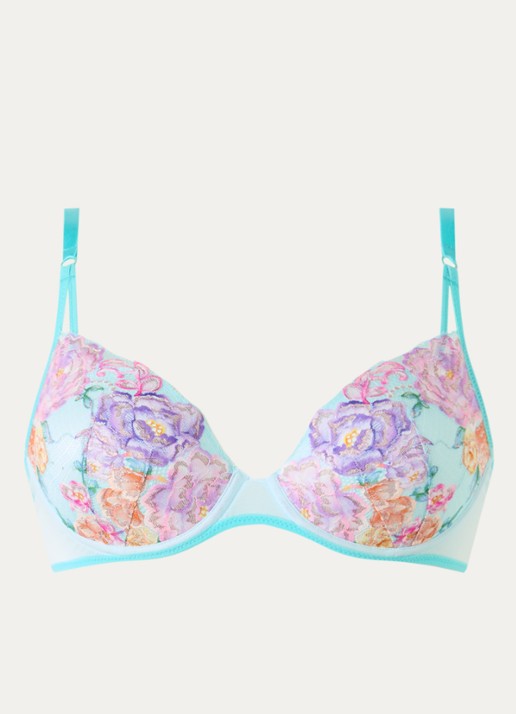 Marie Jo Lisbeth voorgevormde beugel bh - voorkant turquoise
