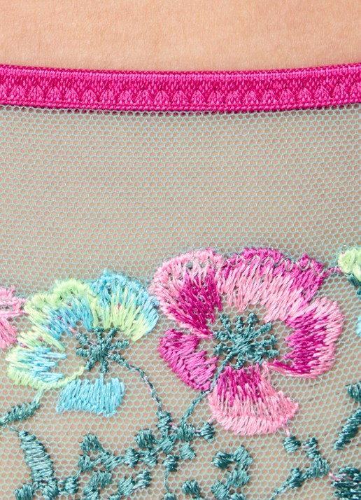 Marie Jo Lizelot shorty van kant - detail 5 zeegroen