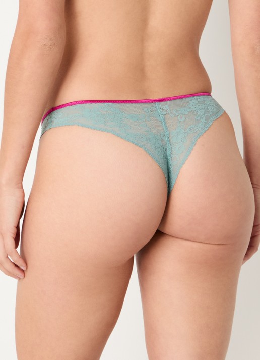Marie Jo Lizelot tanga van kant - achterkant 5 zeegroen