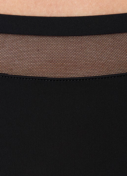 Marie Jo Louie naadloze hipster met mesh - detail 2 zwart
