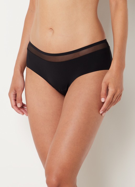 Marie Jo Louie naadloze hipster met mesh - detail 4 zwart