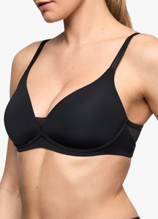 Marie Jo Louie voorgevormde bh met mesh - detail 5 zwart