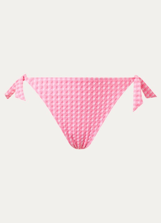 Marie Jo Mary Lynn bikinislip met print en structuur[ - voorkant 4 roze